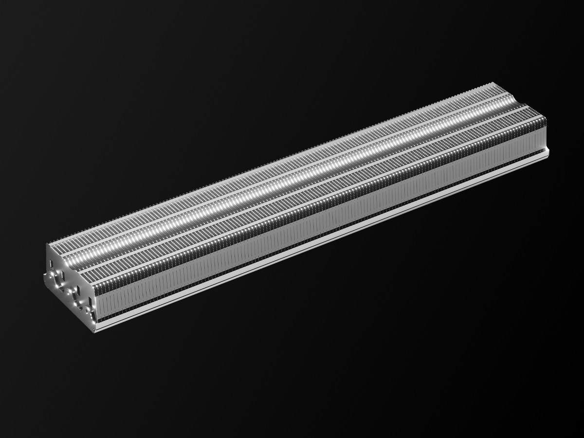 TopSpread Series greenhouse LED toplight housing with integrated thermal structure