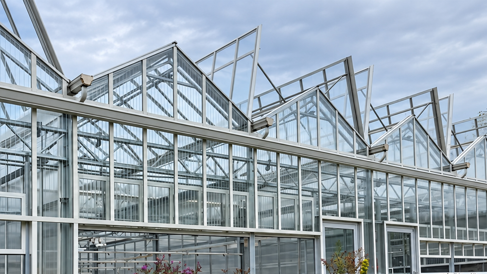 commercial greenhouse supplemental lighting system for high-wire crops